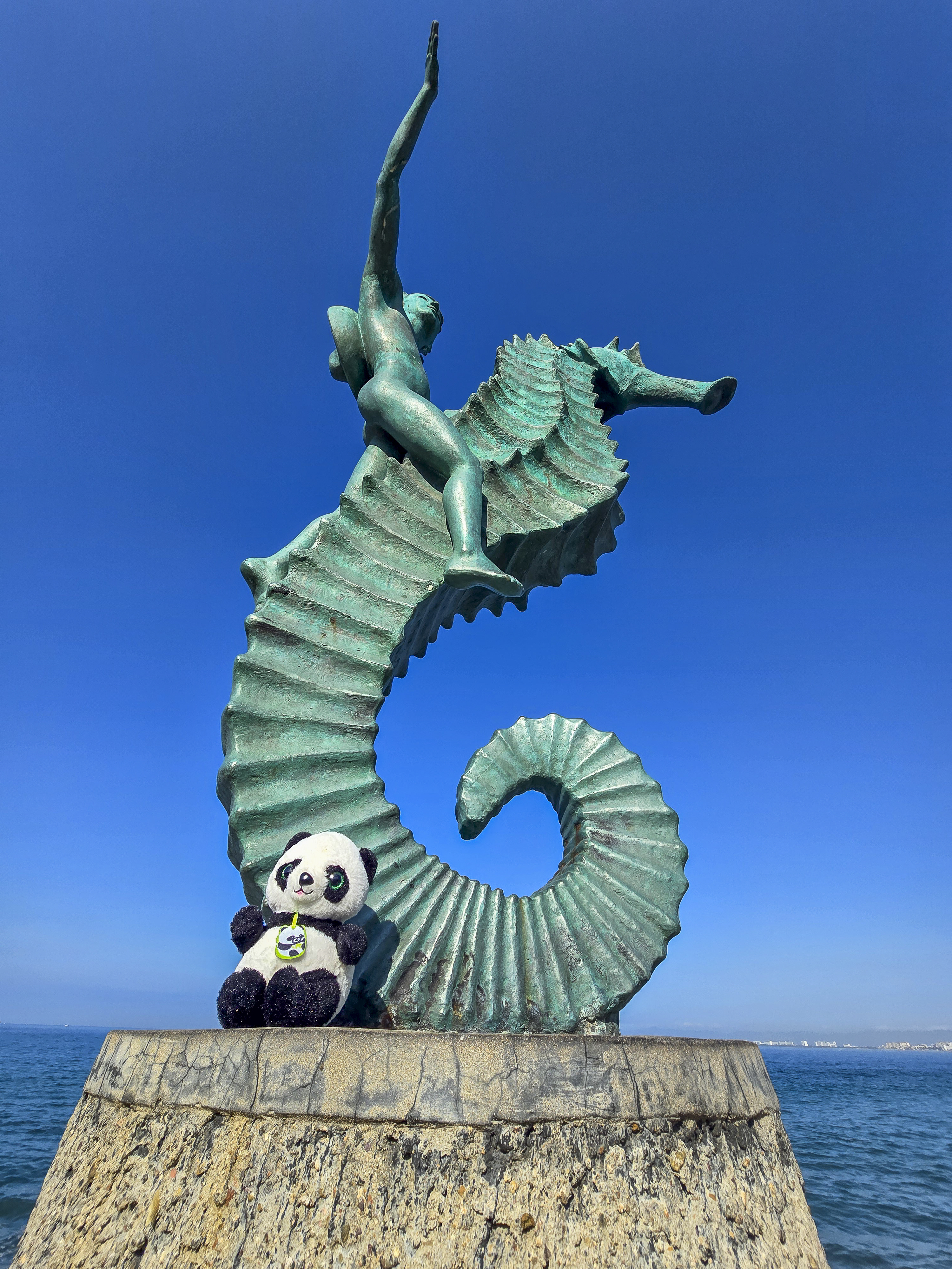 Panda at Letras Puerto Vallarta, Statue Only (Copy)