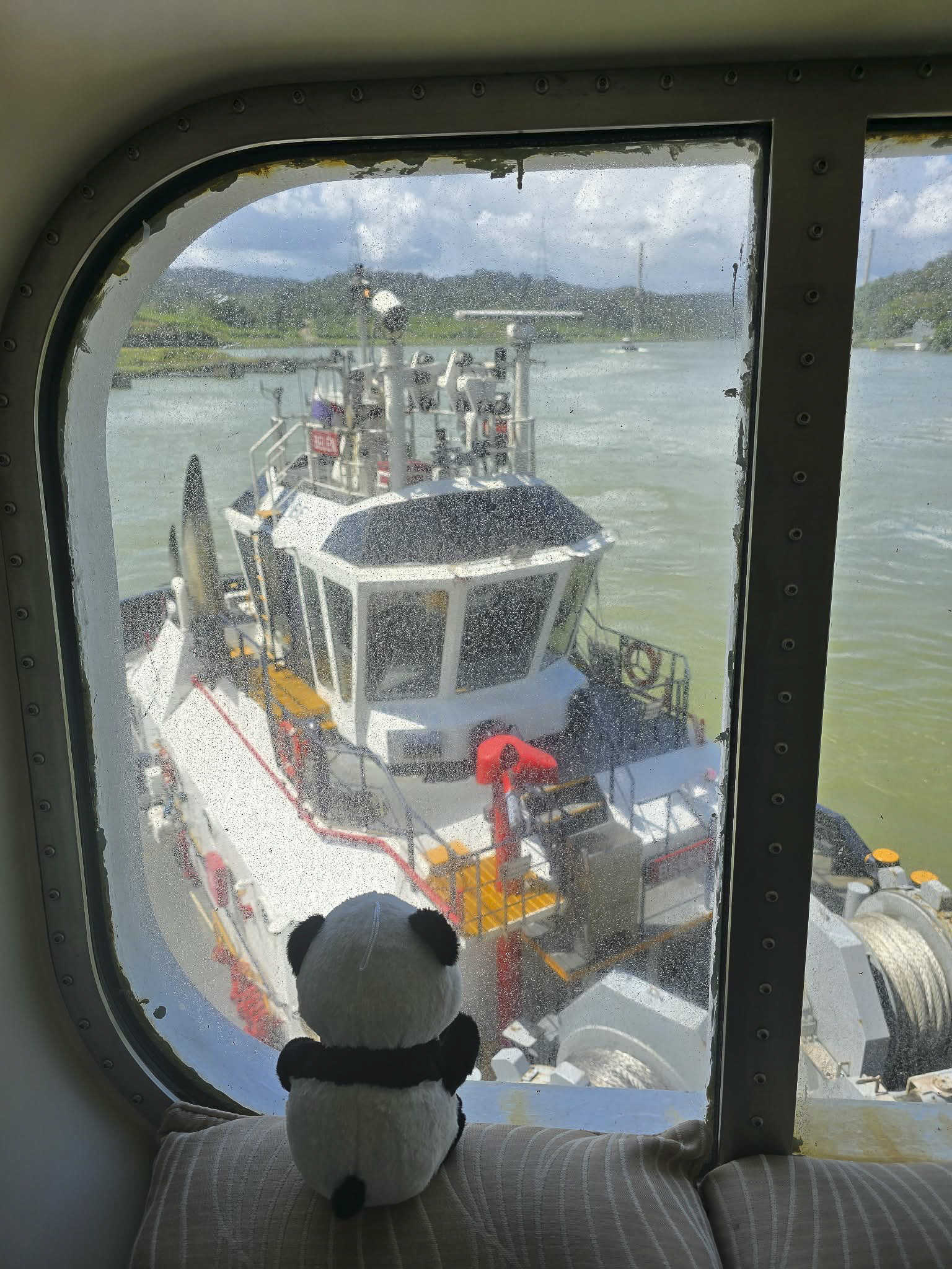 Panda’s First Tug Boat (Original)